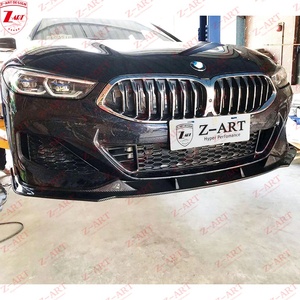 Z-ART 2020 + lèvre avant en Fiber de carbone sèche pour BMW série 8 préimprégné menton avant en Fiber de carbone pour 8 série G14 G15 G16 pièce de pare-chocs de voiture - Product Image 6