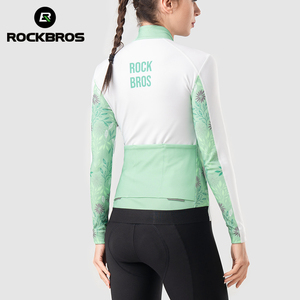ROCKBROS 도매 Mtb 사이클링 저지 남성용 여성용 긴 소매 자전거 승화 인쇄 사이클링 저지 - Product Image 2