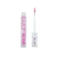 Gloss à lèvres liquide végétalien imperméable en gros, étiquette privée, base personnalisée, kit de paillettes pour enfants, vitamine E pour les lèvres