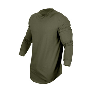 Stock para Comercio Exterior Otoño Invierno 2026, Camiseta Casual de Manga Larga para Hombre, Cuello Redondo, Color Sólido, Corte Ajustado <span class=keywords><strong>212</strong></span> - Product Image 6
