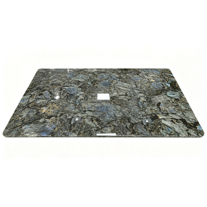 Comptoir de cuisine moderne en granit labradorite bleu naturel poli, résistant aux rayures, imperméable, de luxe - Product Image 4