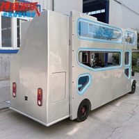 Nouvelle conception de manège de parc d'attractions, voiture électrique à deux étages, bus touristique de Londres à vendre