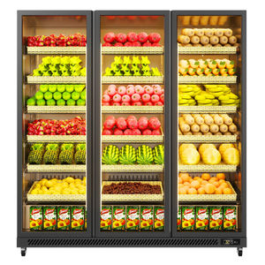 Refrigerador de Exhibición de Pasteles de 3 Puertas y 950L, Ahorrador de Energía, con Pantalla HD Completa, para Supermercados y Tiendas de Conveniencia, para Bebidas y <span class=keywords><strong>Vino</strong></span> - Product Image 1
