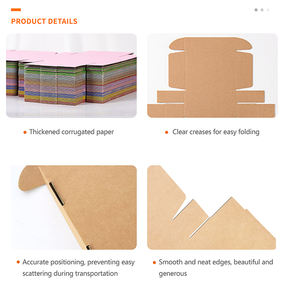 Lipack OEM üretici özel Logo baskılı e-ticaret ambalaj için oluklu kağıt kutuları mailler nakliye kutusu - Product Image 6