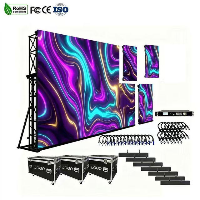 HD Waterproof LED Screen P2.6 P2.9 P3.91 LED Wall Movable LED Video Wall Rental Stage LED Screen Indoor Outdoor LED Display OEM
