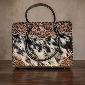 Bolso de Mano de Cuero Genuino para Niñas BS INTERNATIONAL, Diseño Animal, Decorado con Perlas, Cierre de Cremallera Impermeable, Bolso Lateral con Cadena - Product Image 3