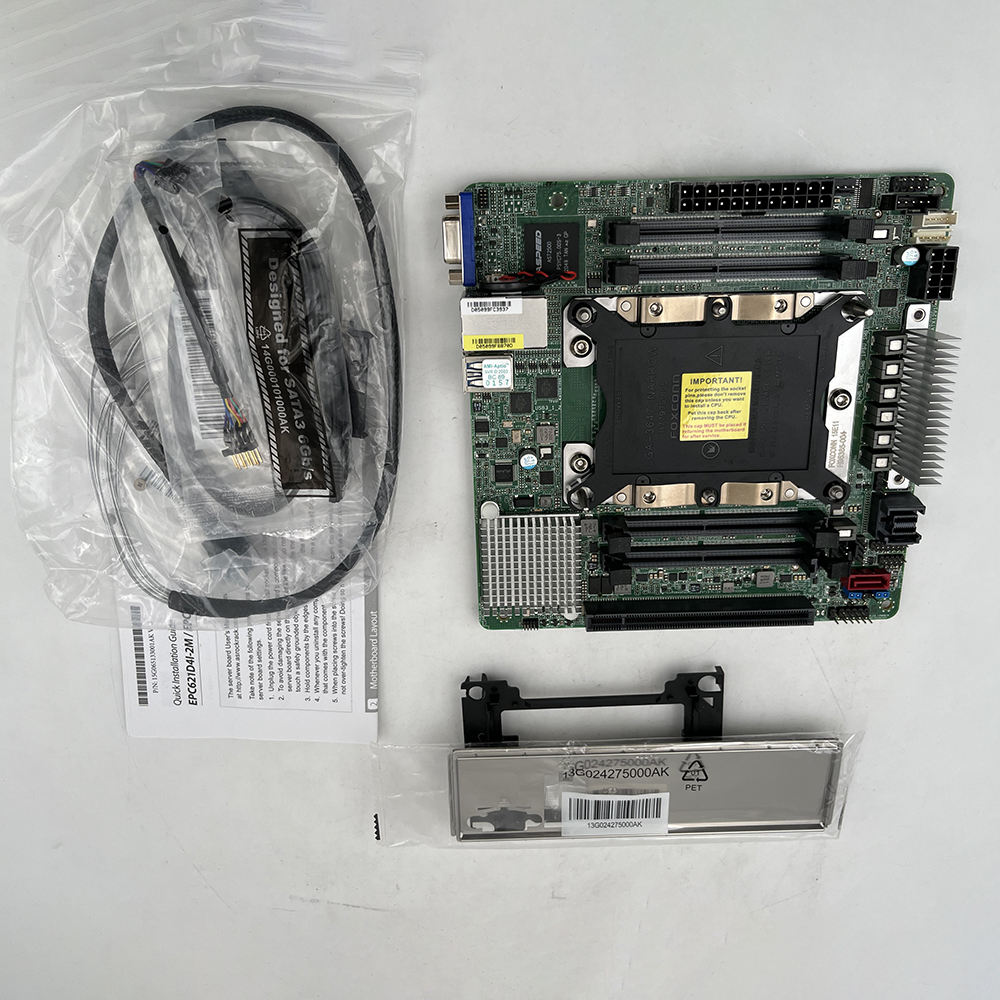 Asrock Rack Lga 2011 Itx Motherboard EPC621D4I-2M NAS Server
