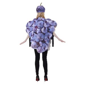 Disfraz de Uva Eraspooky para Mujer Adulta, Color Morado, para Fiesta de Halloween, Juego de Roles - Product Image 5