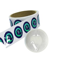 ISO14443A Mini RFID NFC Tag/Aufkleber/Etikett Papier Wasserdichte Mitgliedskarte Hotel-Telefon Programmierbar 13,56MHz Frequenz 1K Chip