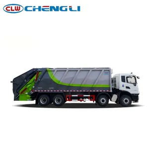 Camion à ordures pour déchets solides municipaux, équipé d'un système de vidage hydraulique - Product Image 4