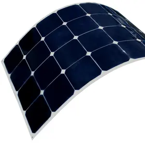 Semi-Flexible Membrane Adhesive Thin Film Flexible Solar Panel 180W 80W 12V Pv