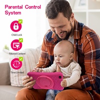 Tablet Anak PRITOM L8K 8 Inch 64GB Penyimpanan, Tablet PC Anak dengan Casing Silikon, OEM ODM Grosir Pesanan Massal