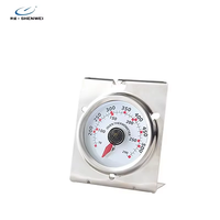 Termometer Oven SW 2025 70-290/200-500 Baja Tahan Karat Tahan Air dengan Pengait/Dudukan Dial Besar untuk Memasak di Rumah