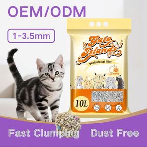 ทรายแมวโซเดียมเบนโทไนต์ ยี่ห้อ Eisen ขนาด 10 ลิตร แบบจับตัวเป็นก้อนแข็ง ปราศจากฝุ่น - Product Image 1