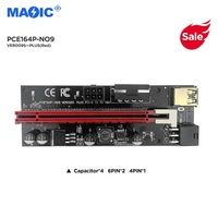 Carte Riser PCIe 009s pour 1x-16x slots, interface USB 3.0, câble de 0,6 m - En stock