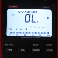 UNI-T UT612 LCR con Interfaz USB, Inductancia 600uH-200H, Capacitancia 600pF-10mF, Herramientas de Bricolaje, Resistencia, Ángulo de Fase, Multímetro CE A561