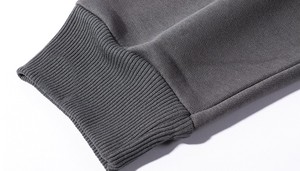 Felpa Oversize Personalizzata in Pile Silver Fox 400GSM Anti-Pilling con <span class=keywords><strong>Collo</strong></span> a Costine <span class=keywords><strong>per</strong></span> Uomo, Autunno Inverno - Product Image 4