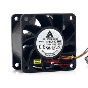 Ventilateur de refroidissement sans balais Delta FFB0612EHE 60 mm 12 V 1,2 A CC à haut débit d'air et double roulement à billes - Product Image 3