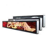 Écran d'étagère de supermarché Factory SStore 37,6 pouces 1920x540 Android 10 2 Go 32 Go BOE LCD Animation CMS basé sur le cloud à distance