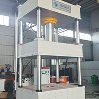 Presse hydraulique à quatre colonnes Hairun 315 tonnes avec système servo, commande PLC, moteur 30 kW, pour le montage de cuves de lavage