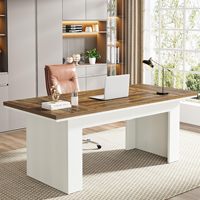 Pour Tribesigns 63 \ "bureau exécutif moderne en bois bureau grand ordinateur bureau à domicile Table d'étude