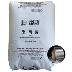Granulés de résine PP vierge de qualité Film de matières premières en plastique polypropylène Sinopec F5606 pour couche de thermoscellage de Film IOPP (POF) - Product Image 1