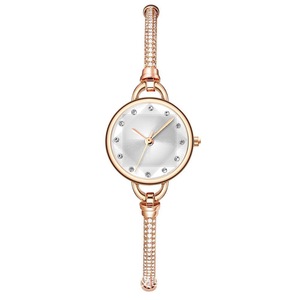 Small Women's Elegant Rose Gold Stainless Steel Bracelet Wristwatch High Quality Fashion Movement Alloy <b>Case</b> Quartz <b>Watch</b> - Product Image 3