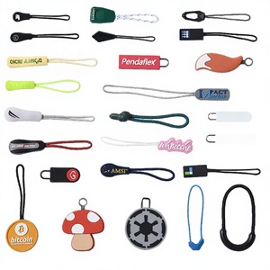 Профессиональный дизайн, индивидуальный логотип, застежка-молния, несколько стилей, силиконовый мягкий ПВХ резиновый милый модный слайдер на молнии, застежка-молния - Product Image 6