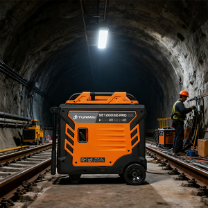 9kva 230V 400V xăng máy phát điện biến tần tiếng ồn thấp ổn định Sản lượng điện cho thương mại khu dân cư ứng dụng - Product Image 3