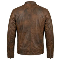Blouson Moto en Cuir Véritable Sur Mesure Nouveau Design 2026 Nouvelle Arrivée Homme Hiver Coupe-Vent Imperméable Haute Qualité Extérieur