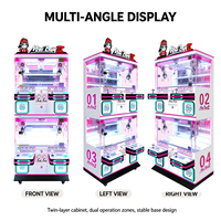 Mini machine à griffes Machine commerciale à petite grue-Jeu d'arcade à jetons à haut profit pour magasin de rue/parc d'attractions