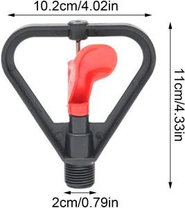 Arroseur de jardin Tête d'arrosage Cadre rotatif Buse Système d'arrosage - Product Image 4