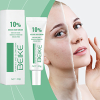 Crème hydratante anti-acné pour le visage BEIKE à 10 % d'acide azélaïque, crème éclaircissante avec niacinamide, centella, arbutine, huile