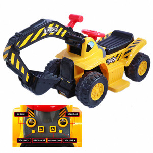 Camión Excavador Eléctrico de 6V 4AH con Batería para Niños, para Deslizarse por Tierra, Arena y Nieve, Coche Montable para Niños - Product Image 3