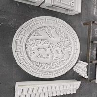 Moulures d'arche en céramique expansée haute densité A1, incombustibles, anticorrosion, composants décoratifs pour façade de villa