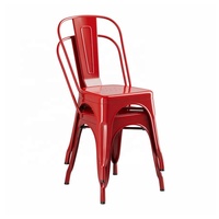 Chaise de conférence empilable en acier au design moderne, couleur personnalisable pour hôtel, maison, école, parc, appartement, salle de bain