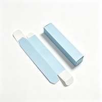 Boîte d'emballage personnalisée pour tube de gloss à lèvres, finition brillante, écologique, pliable, unique, pour produits de beauté pour bébés
