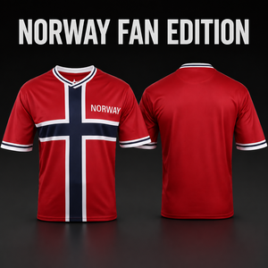 Maillot de Foot Norvège 2026 Version Fan Homme – Haut de Sport Respirant Personnalisable avec Nom et Numéro - Product Image 2