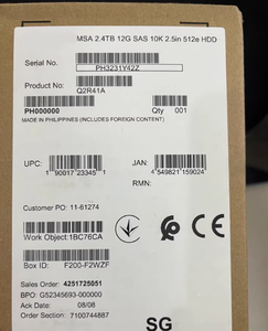 Новое и оригинальное чистое состояние Q2R41A 2,4 TB SAS 12 Гбит/с 10K об/мин 2,5 дюймов корпоративный жесткий диск специализированный компонент хранения - Product Image 4