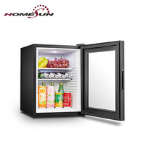 Mini réfrigérateur à porte en verre transparent pour boissons énergisantes sans givre personnalisé