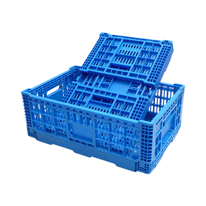 Trái Cây Rau Có Thể Xếp Chồng Có Thể Gập Lại Giỏ Đóng Mở Trái Cây Gấp Giỏ Rau Thùng Gấp Nhựa Lưới Lưu Trữ Hộp - Product Image 3