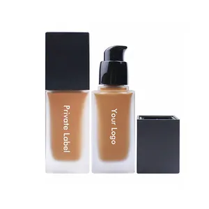 Matte Natural Waterproof Lotion Fond De Teint Matt Liquid Makeup Foundation Fuente De Fluido Source Fluide 107 Colors