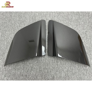 Aérations latérales en fibre de carbone sèche de style performance pour Audi R8 2016-2018, aérations de porte arrière en carbone, pièces de kit carrosserie - Product Image 3