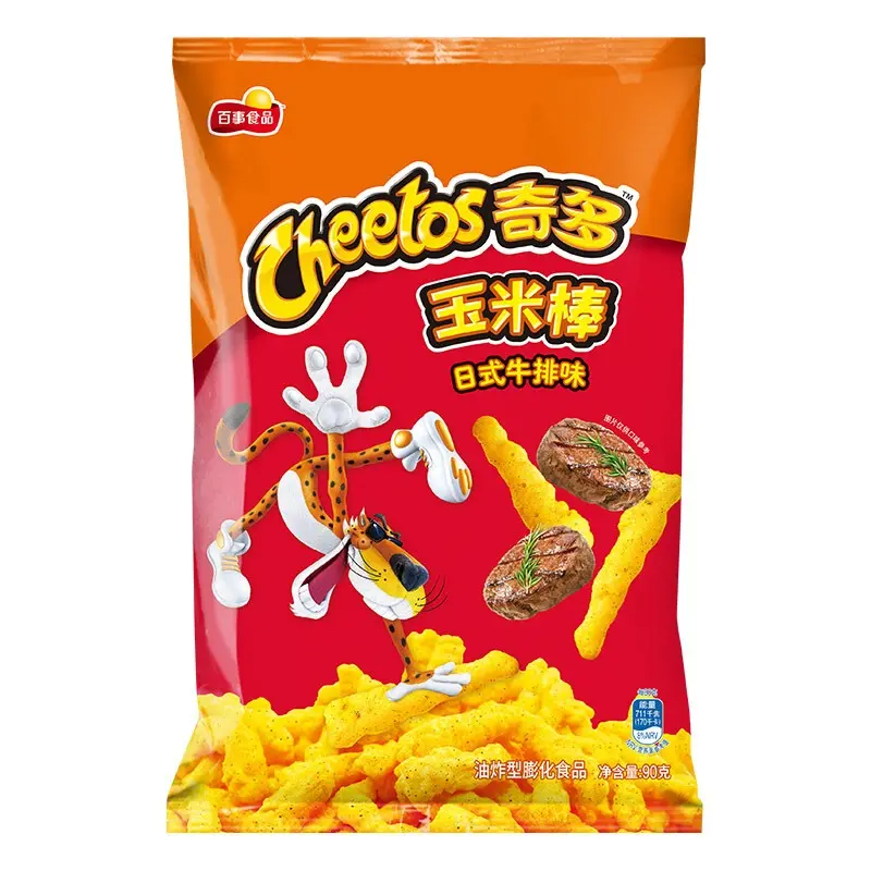 Hot selling 90g cheetoo French fries Fast food Corn chips healthy snacks exotic snacks