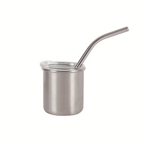 Vaso Térmico Mini Multicolor para Auto, de Acero Inoxidable, Reutilizable, con Pajita Metálica - Product Image 1