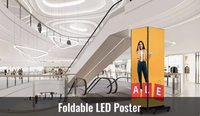 Pannello COB P1.875 600X2025mm, Display LED Digitale da Parete per Interni, Insegna LED, Schermo per Poster per Negozi