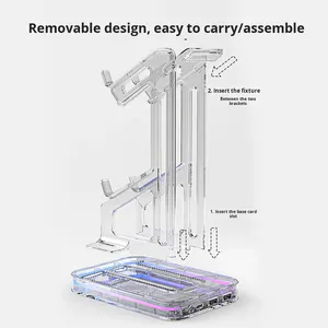 Aolion RGB chiếu sáng phổ quát cho <span class=keywords><strong>Xbox</strong></span> cho ps5 cho Nintendo cho chuyển đổi điều khiển đứng với chất liệu ABS cho Máy tính để bàn sử dụng - Product Image 3