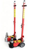 Cric hydraulique pneumatique pliable à bras long électroplaqué 50T/100T avec système fiable pour l'entretien quotidien des véhicules lourds