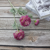 Rangkaian Bunga Peony Sutra Buatan untuk Dekorasi Rumah & Toko Semi-manual Semi-mekanis