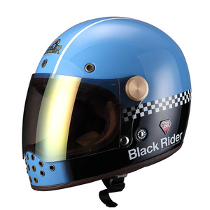 Nuevo Casco de Motocicleta <span class=keywords><strong>Beon</strong></span> de Fibra de Vidrio Estilo Vintage Cafe Racer, Casco Integral Retro, Homologado por ECE, Casco Jet para Moto - Product Image 4